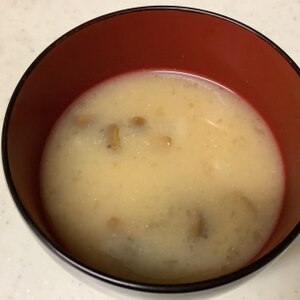 ★なめこと豆腐の味噌汁～★